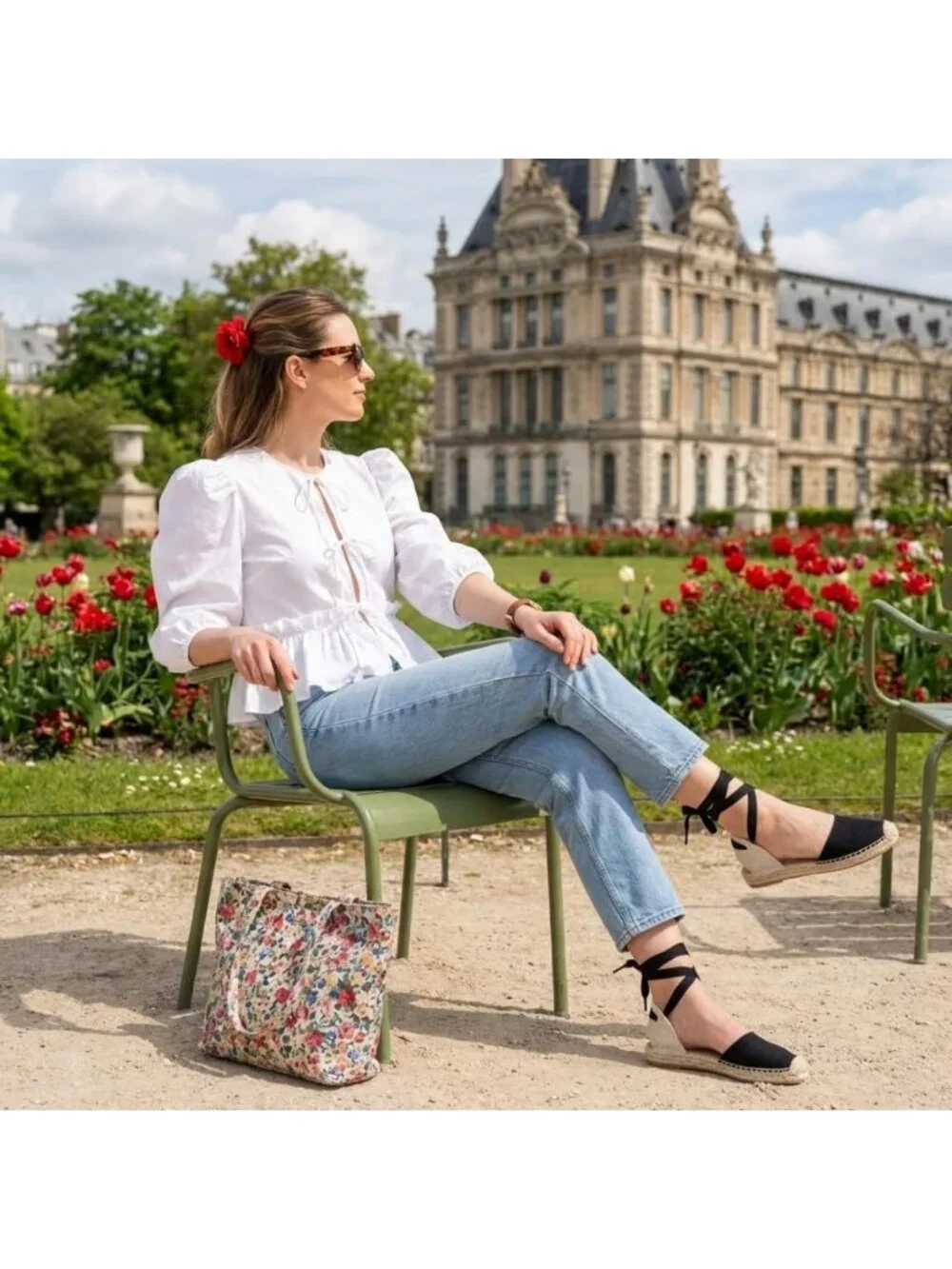 Comfortable Closed Toe Wedge Sandals for Women, Elastic Ankle Strap, Jute Sole